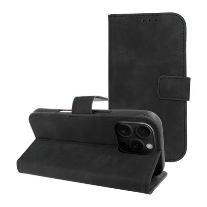 Etui z klapką na iPhone 16 PRO Tender Book czarne