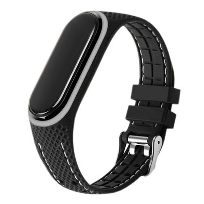 Pasek z elastomeru LIFESTYLE do XIAOMI Mi Band 7 czarny (03)