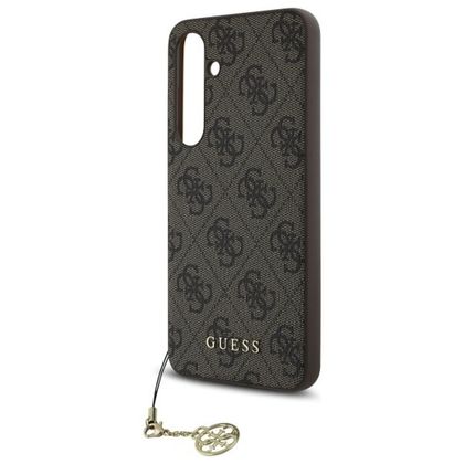 GUESS futerał do SAMSUNG S24 FE GUHCS24FEGF4GBR (HC PU 4G Charm) brązowy