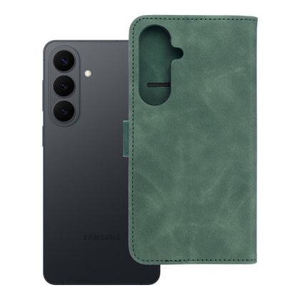 Etui z klapką na Samsung S26 PLUS Tender Book zielone