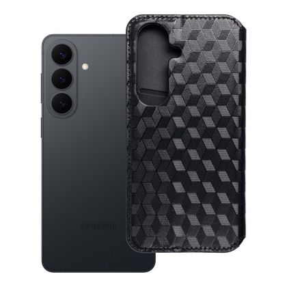 Etui z klapką na Samsung S26 Cubic Book czarne