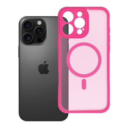 Etui na iPhone 16 PRO MAX Full Matte Mag Cover zgodne z MagSafe różowy