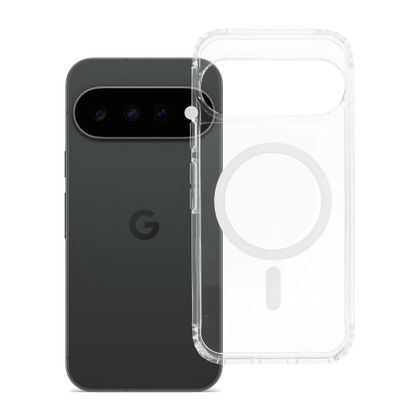 Etui na Pixel 9 / 9 Pro / 10 / 10 Pro / 11 / 11 Pro Forcell F-Protect Clear Hybrid Premium zgodne z MagSafe transparentne 0INT