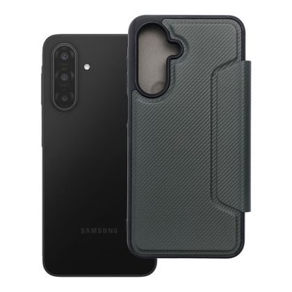 Etui z klapką na Samsung A17 5G / A18 Razor Book ciemnozielone