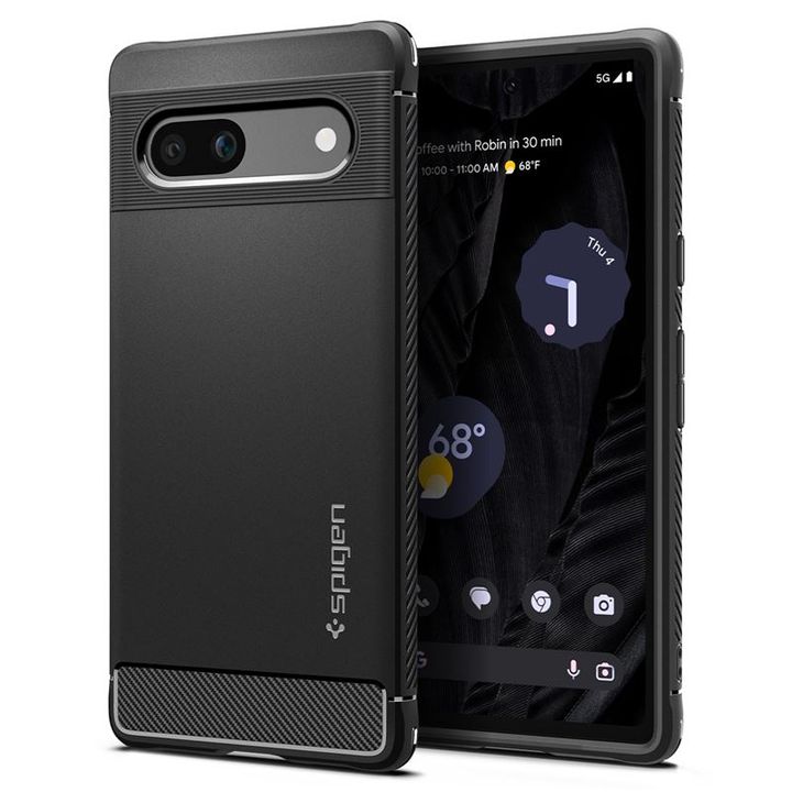 Spigen Rugged Armor, black - Google Pixel 7a na NearMe.pl