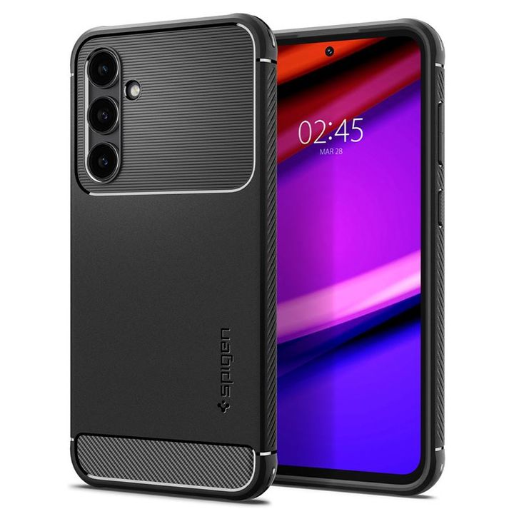 Spigen Rugged Armor, black - Samsung Galaxy S23 FE na NearMe.pl