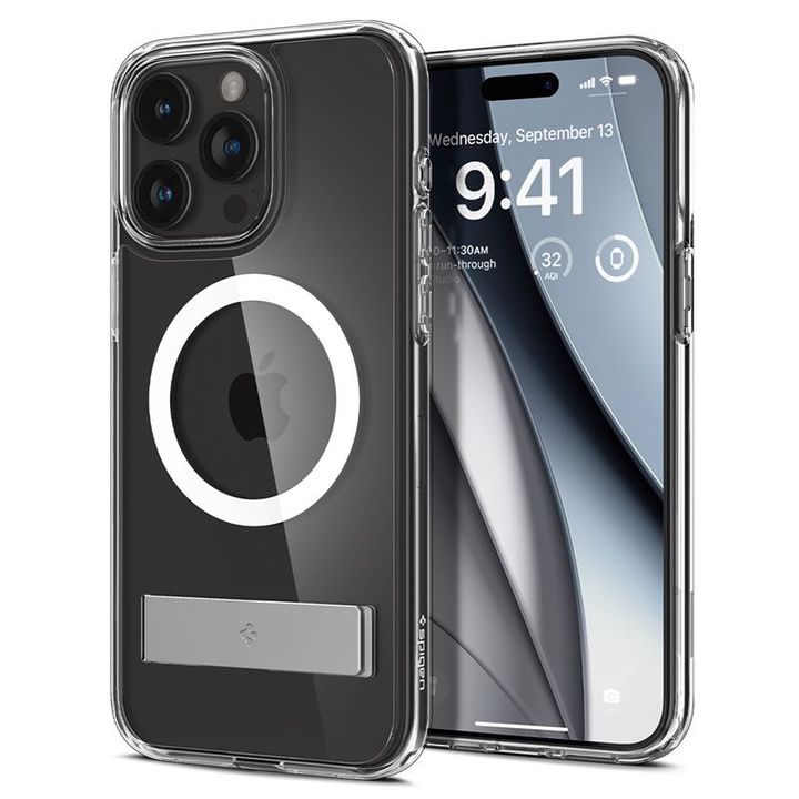 Spigen Ultra Hybrid S MagSafe, crystal clear - iPhone 15 Pro Max na NearMe.pl