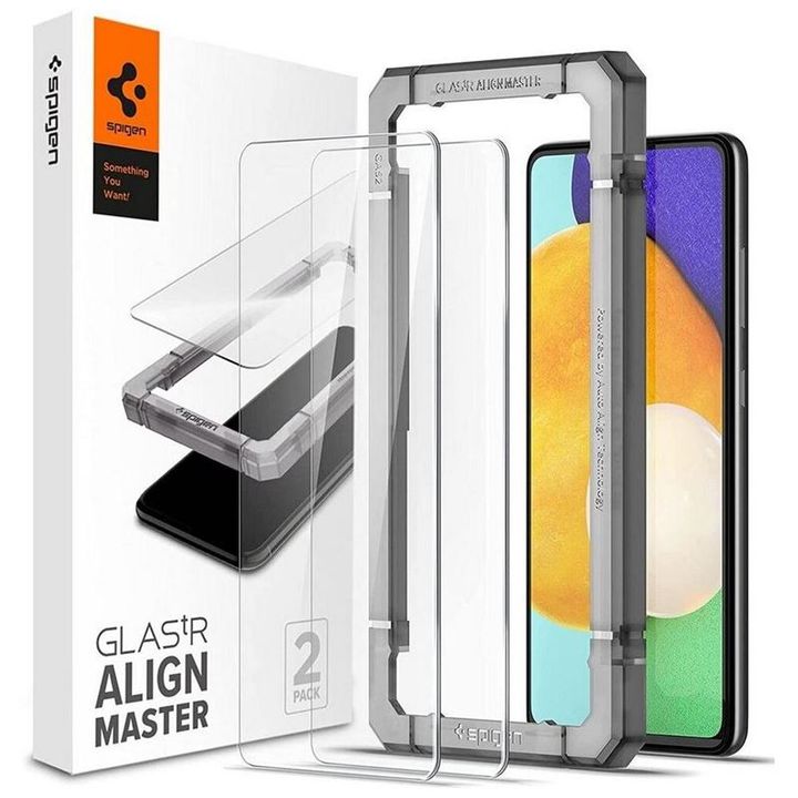 Spigen GlassAlign Master 2 Pack - Galaxy A52s/A52 (LTE/5G) na NearMe.pl