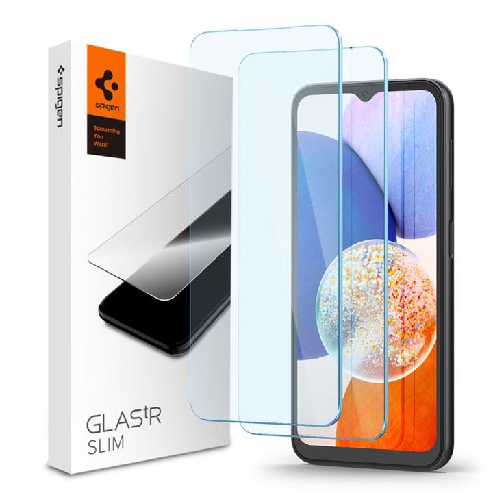 Spigen Glass tR Slim 2 Pack - Samsung Galaxy A14 5G/A14 LTE na NearMe.pl