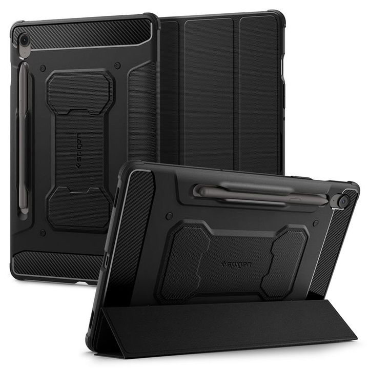 Spigen Rugged Armor Pro, black - Samsung Galaxy Tab S10 FE na NearMe.pl