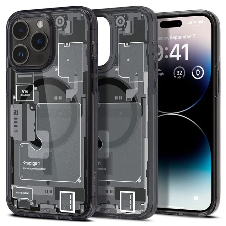 Spigen Ultra Hybrid MagSafe, zero one - iPhone 14 Pro Max na NearMe.pl