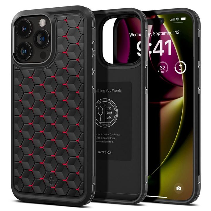 Spigen Cryo Armor, cryo red - iPhone 15 Pro Max na NearMe.pl