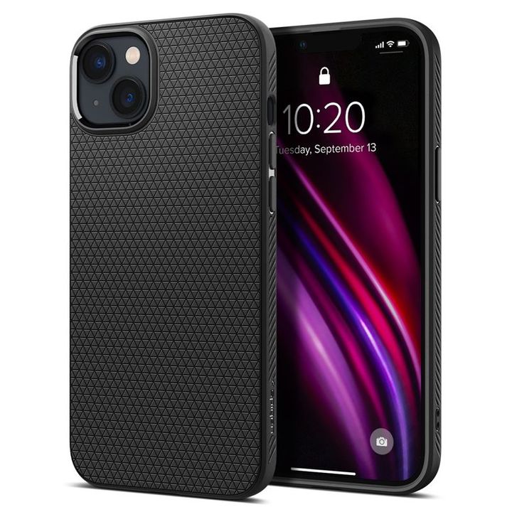 Spigen Liquid Air, matte black - iPhone 14 na NearMe.pl