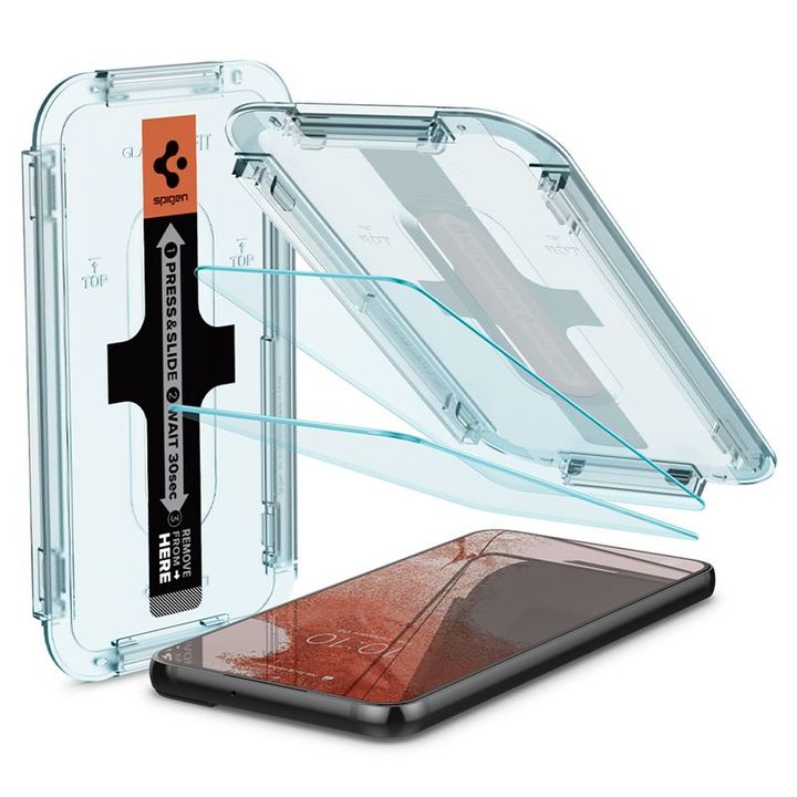 Spigen Glass tR EZ Fit 2 Pack - Samsung Galaxy S22 na NearMe.pl