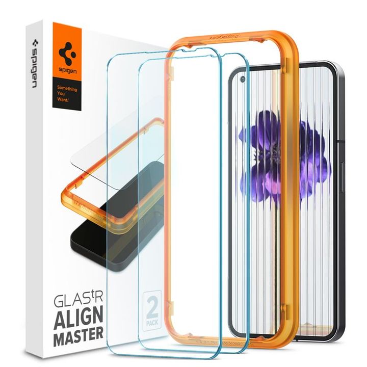 Spigen Glass AlignMaster 2 Pack, clear - Nothing Phone (1) na NearMe.pl