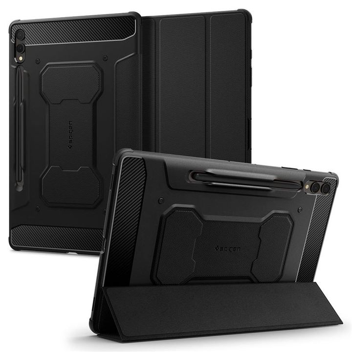 Spigen Rugged Armor Pro, black - Samsung Galaxy Tab S10/S9+ na NearMe.pl