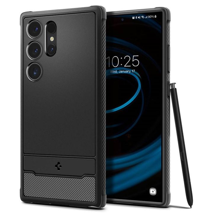 Spigen Rugged Armor, matte black - Samsung Galaxy S24 Ultra na NearMe.pl