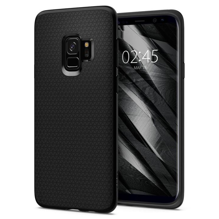 Spigen Liquid Air, matte black - Galaxy S9 na NearMe.pl