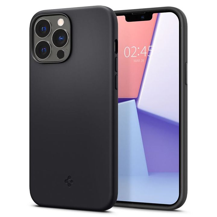 Spigen Silicone Fit, black - iPhone 13 Pro na NearMe.pl