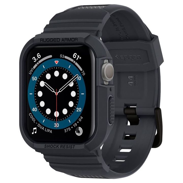 Spigen Rugged Armor Pro, gray - Apple Watch 45mm/44mm na NearMe.pl