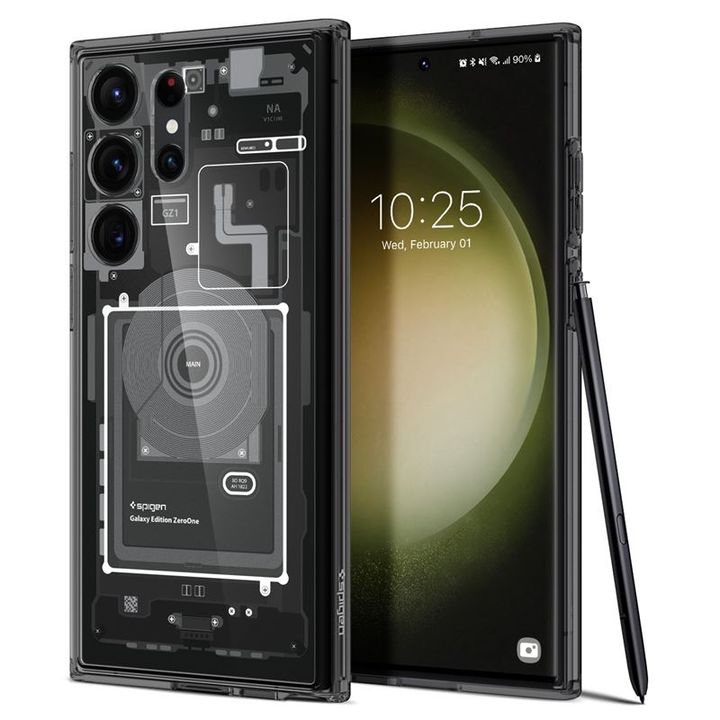 Spigen Ultra Hybrid, zero one - Samsung Galaxy S23 Ultra na NearMe.pl