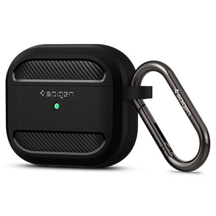 Spigen Rugged Armor, black - AirPods 3 na NearMe.pl