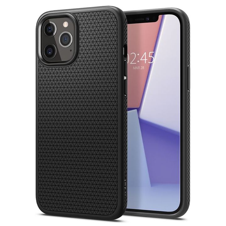 Spigen Liquid Air, black - iPhone 12 Pro Max na NearMe.pl