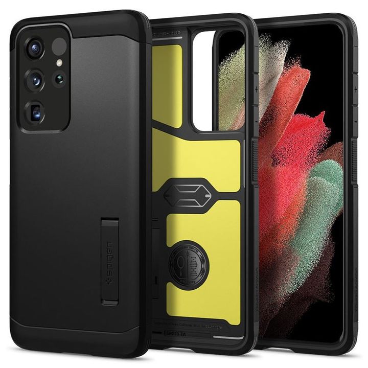 Spigen Tough Armor, black - Galaxy S21 Ultra na NearMe.pl