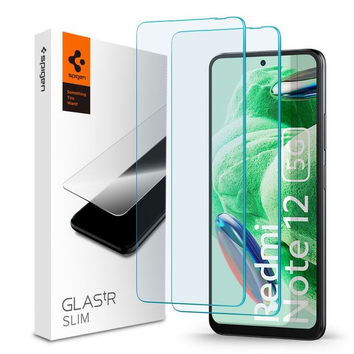 Spigen Glass tR Slim 2 Pack - Xiaomi Redmi Note 12 5G/POCO X5 5G na NearMe.pl