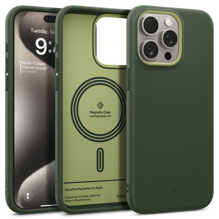 Spigen Caseology Nano Pop MagSafe, avo green - iPhone 15 Pro Max na NearMe.pl