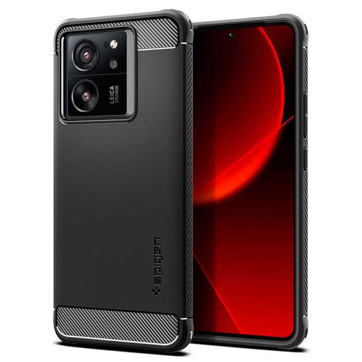Spigen Rugged Armor, matte black - Xiaomi 13T Pro/13T na NearMe.pl