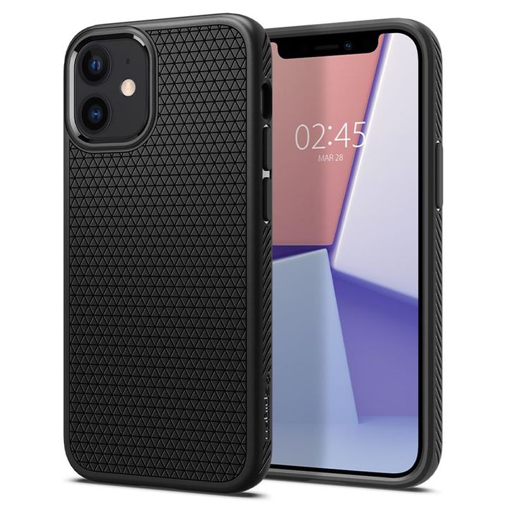 Spigen Liquid Air, black - iPhone 12 mini na NearMe.pl