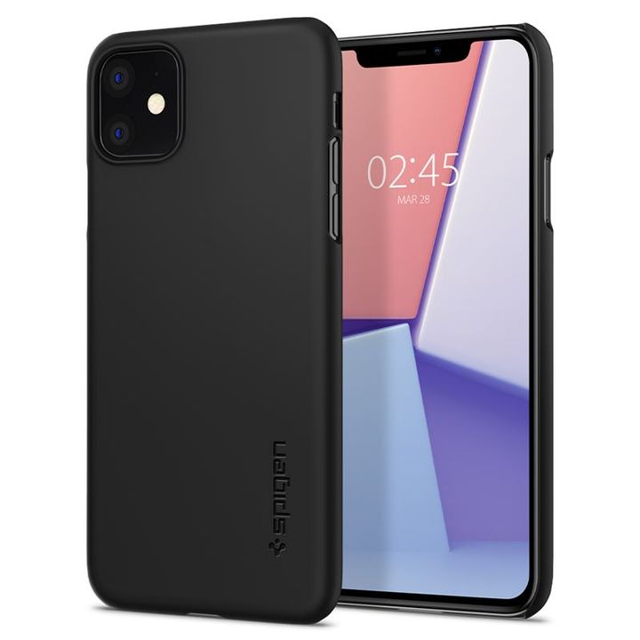 Spigen Thin Fit, black - iPhone 11 na NearMe.pl