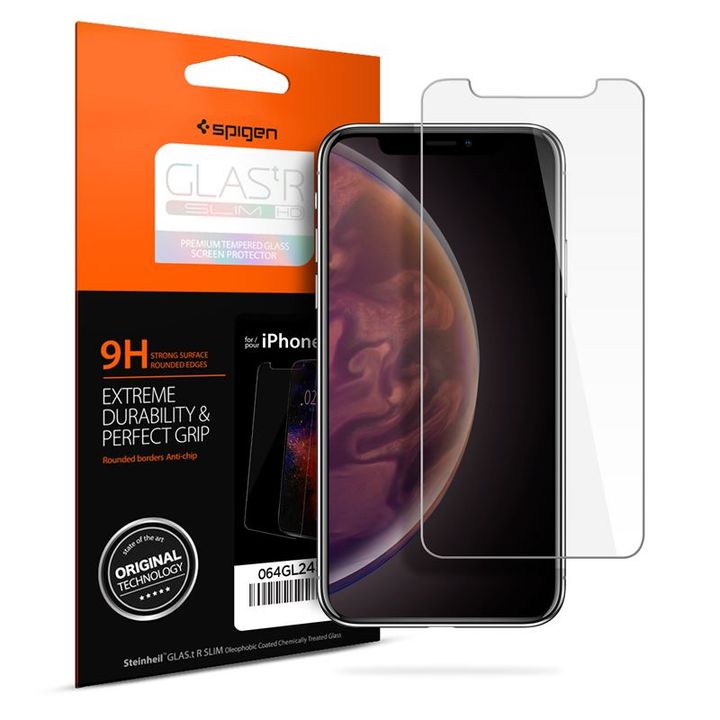 Spigen Glass GLAS.tR SLIM HD - iPhone 11/iPhone XR na NearMe.pl