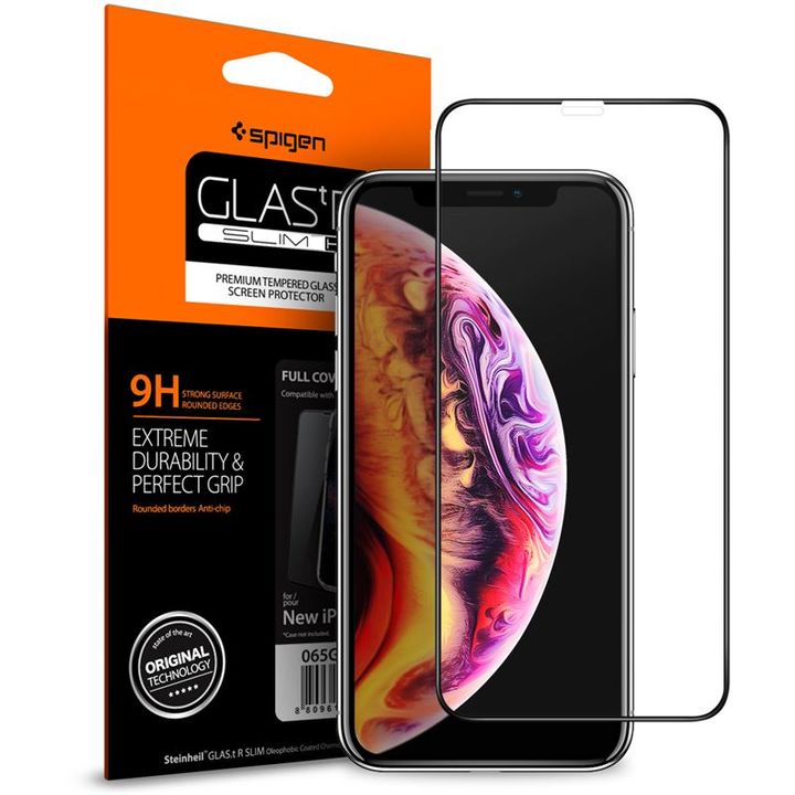 Spigen Glass FC HD 1 Pack, black - iPhone 11 Pro Max/iPhone XS Max na NearMe.pl