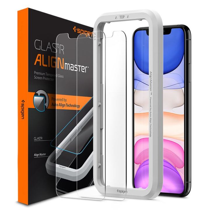 Spigen Align Glas.tR 2 pack - iPhone 11/XR na NearMe.pl