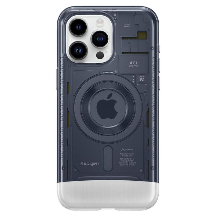 Spigen Classic C1 MagSafe, graphite - iPhone 15 Pro Max na NearMe.pl