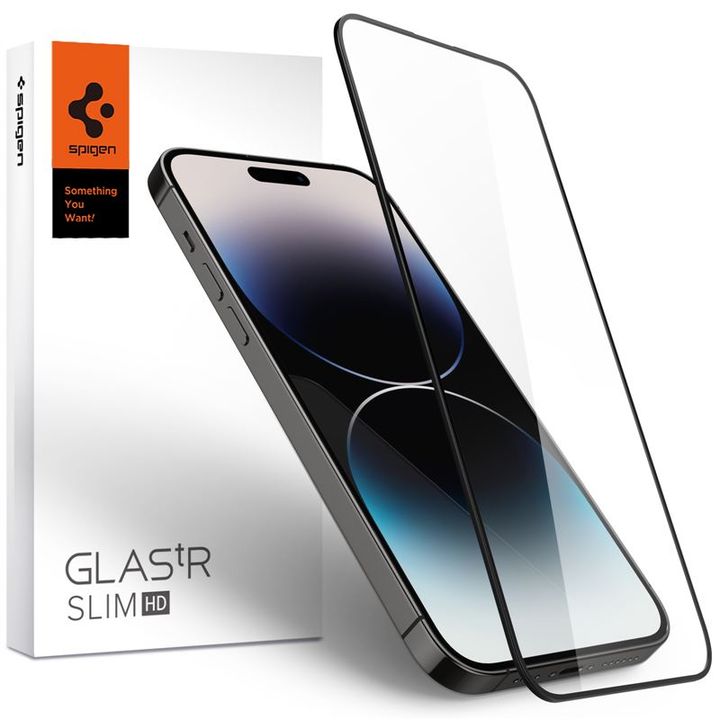 Spigen tR Slim HD 1 Pack, FC black - iPhone 14 Pro na NearMe.pl