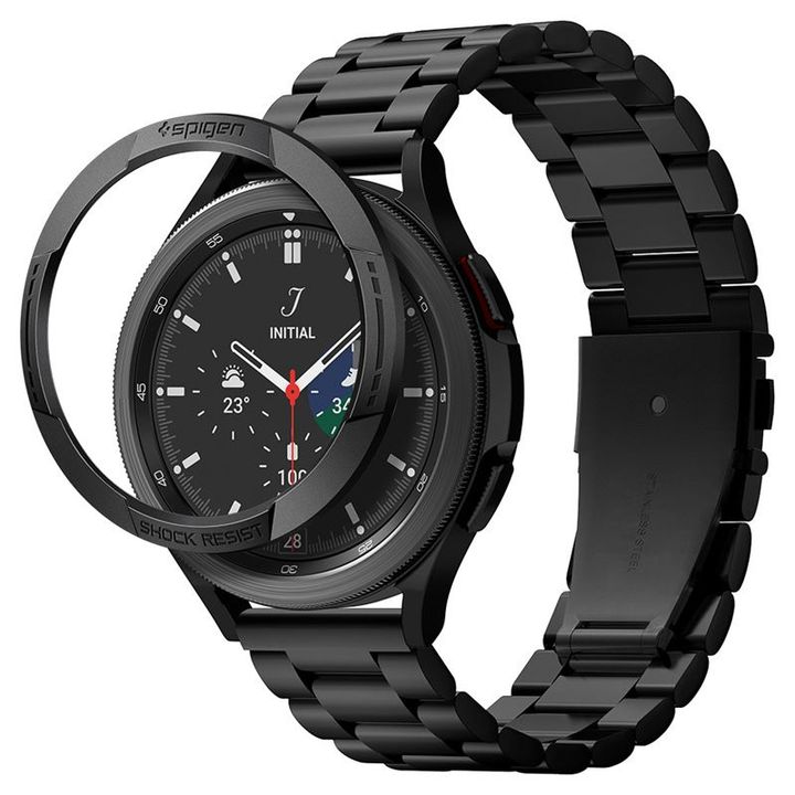 Spigen Chrono Shield, black - Samsung Galaxy Watch4 Classic 46mm na NearMe.pl