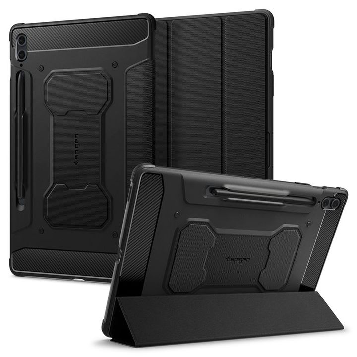 Spigen Rugged Armor Pro, black - Samsung Galaxy Tab S9 FE+ 2023 na NearMe.pl