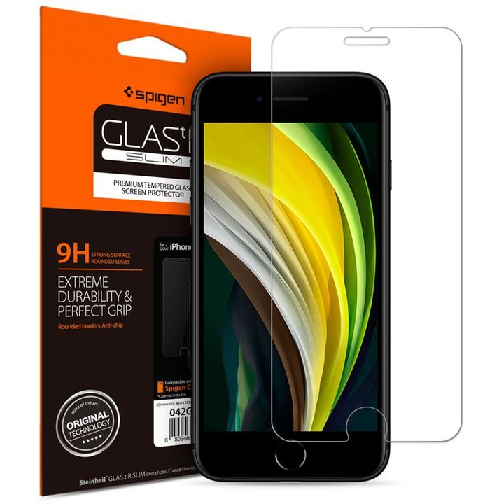 Spigen Glas.tR SLIM HD 1 Pack - iPhone SE (2022/2020)/8/7 na NearMe.pl