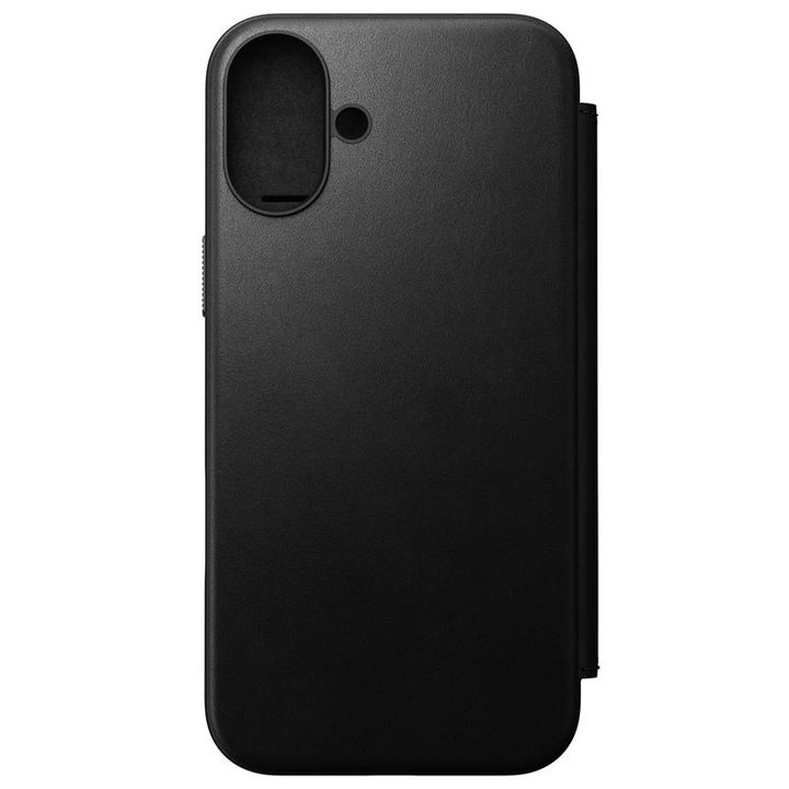 Nomad Modern Leather Folio, black - iPhone 16 Plus na NearMe.pl