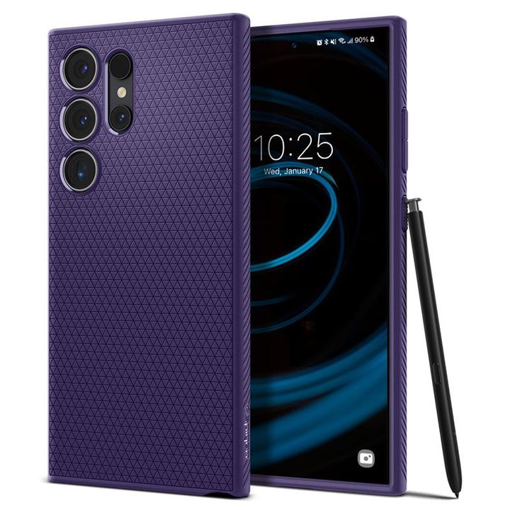 Spigen Liquid Air, deep purple - Samsung Galaxy S24 Ultra na NearMe.pl