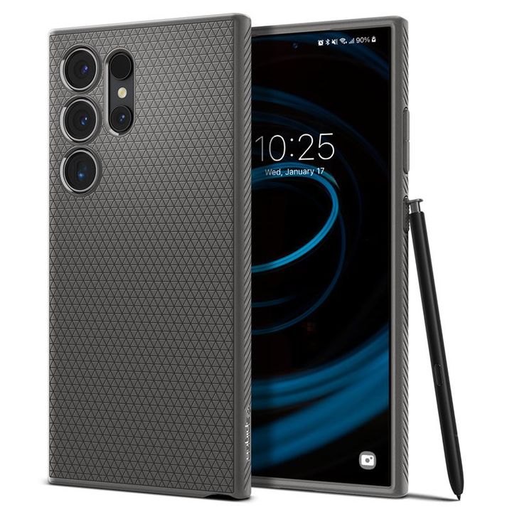 Spigen Liquid Air, granite gray - Samsung Galaxy S24 Ultra na NearMe.pl