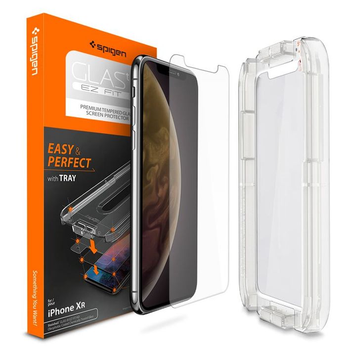 Spigen Glas.tR EZ Fit - iPhone XR na NearMe.pl