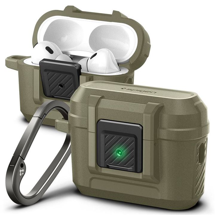 Spigen Lock Fit, vintage khaki - AirPods Pro 2 na NearMe.pl