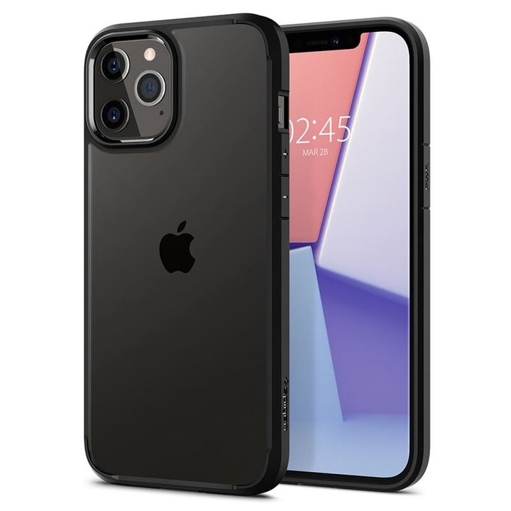 Spigen Ultra Hybrid, black - iPhone 12/Pro na NearMe.pl