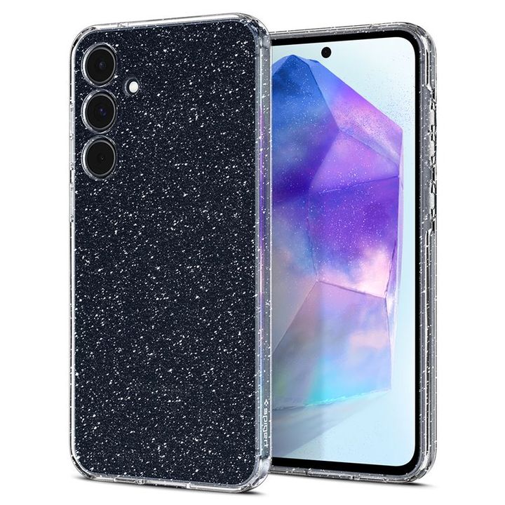 Spigen Liquid Crystal Glitter, crystal quartz - Samsung Galaxy A55 na NearMe.pl