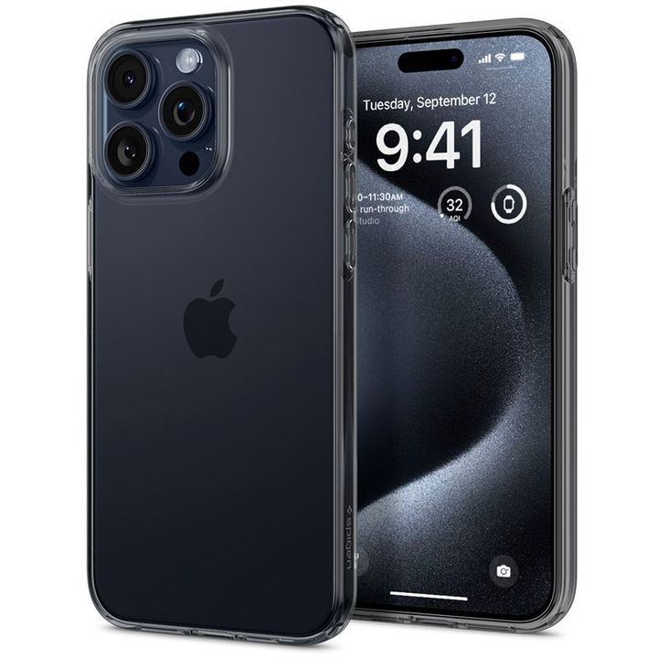 Spigen Crystal Flex, space crystal - iPhone 15 Pro Max na NearMe.pl