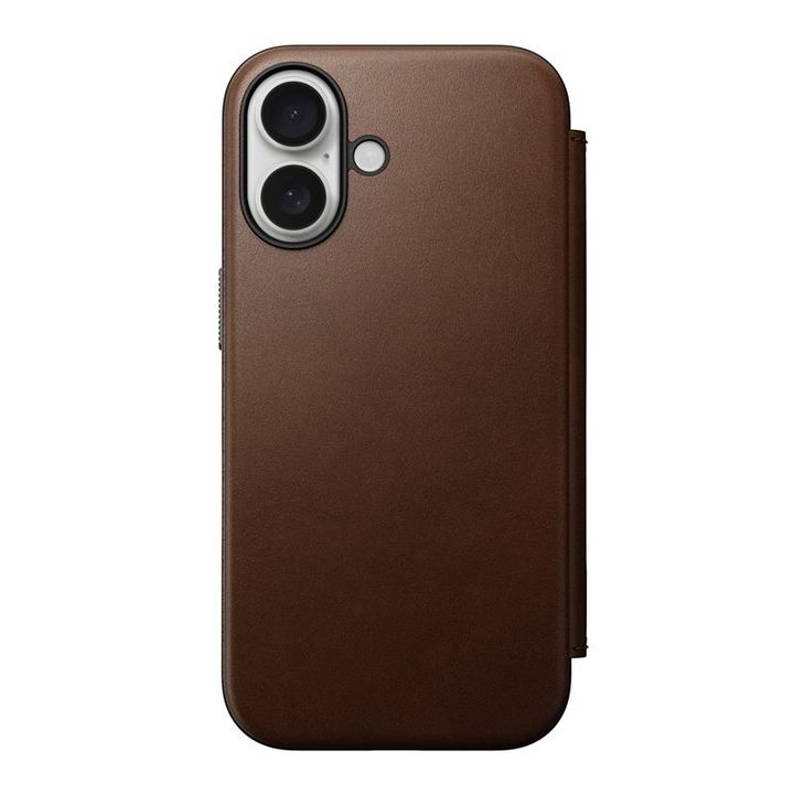 Nomad Modern Leather Folio, brown - iPhone 16 na NearMe.pl